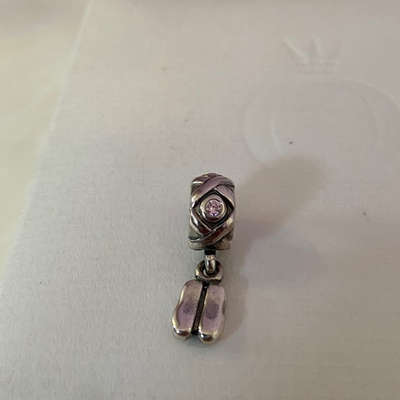 Pandora Ballet Slippers Bracelet Charm - Picture 4 of 5